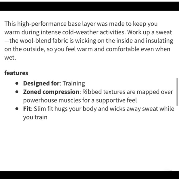 Lululemon Keep the Heat High-Rise Tight Night Sea wool blend. - Picture 10 of 10